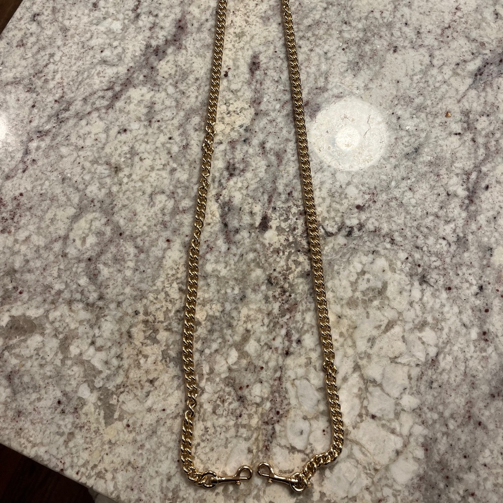 Coach Dinky Chain Light Gold